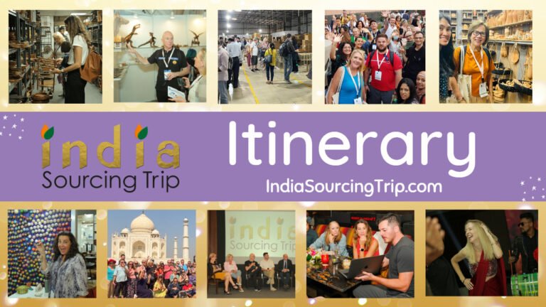 India Sourcing Trip itinerary